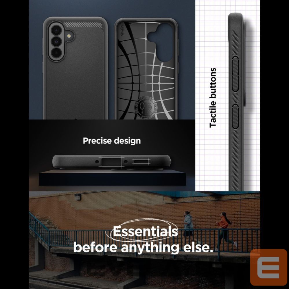 Citas preces Spigen Spigen Rugged Armor Case for Samsung Galaxy A37 5G - Black