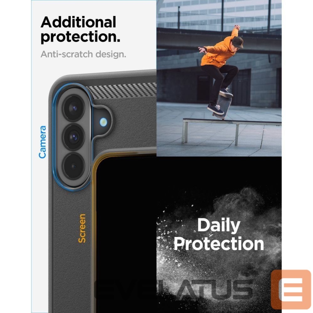 Citas preces Spigen Spigen Rugged Armor Case for Samsung Galaxy A37 5G - Black