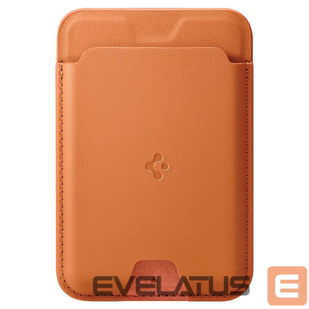 Citas preces Spigen Spigen Valentinus MagSafe Magnetic Phone Wallet - Orange