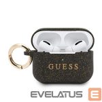 Citas preces Guess  Guess Ring Silicone Case for AirPods Pro Cover - Black and Gold 