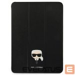 Citas preces Karl Lagerfeld  Karl Lagerfeld Saffiano Karl Head Book Cover for iPad Pro 11" - Black 