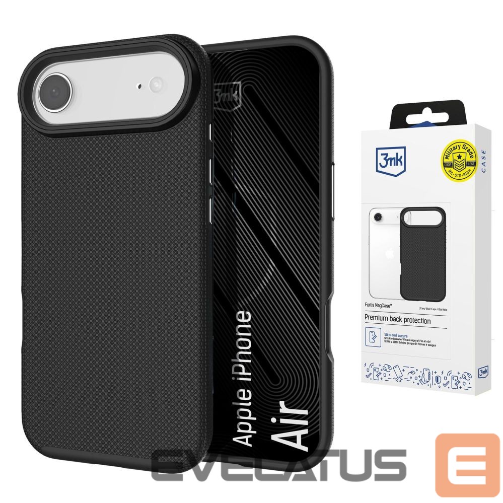 Citas preces 3MK 3mk Fortis MagCase for iPhone Air - Black