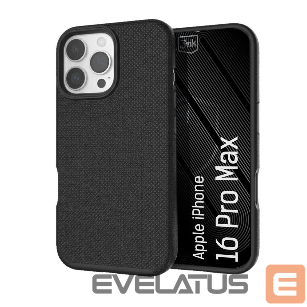 Citas preces 3MK 3mk Fortis MagCase for iPhone 16 Pro Max - Black