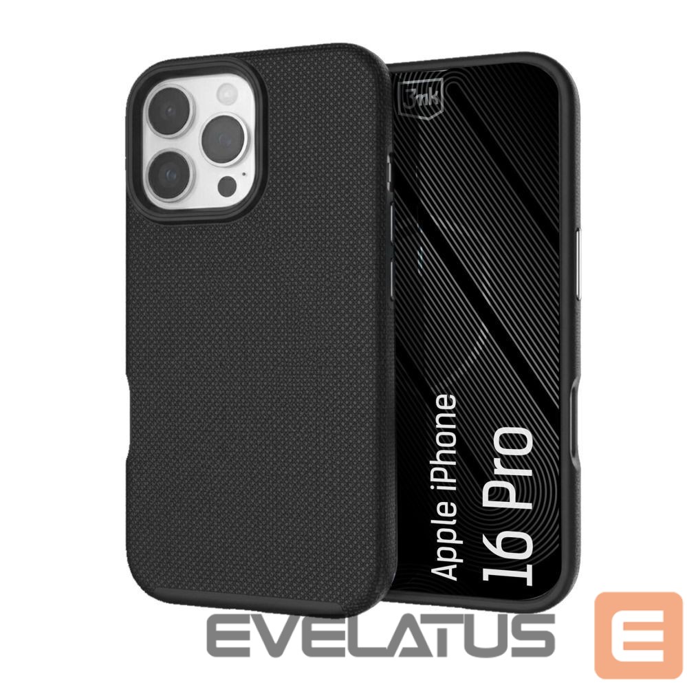 Citas preces 3MK 3mk Fortis MagCase for iPhone 16 Pro - Black