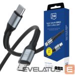 Citas preces 3MK  3mk Hyper Cable N-SERIES USB-C / MicroUSB 3m QC 3.0 5V/2A 10W - black 