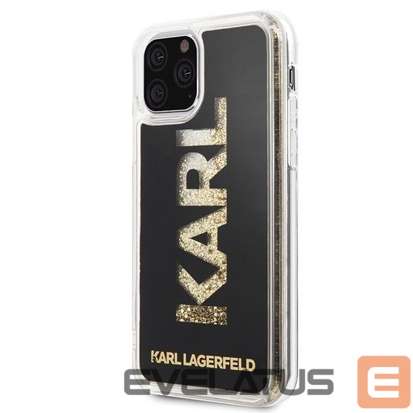 Citas preces Karl Lagerfeld Karl Lagerfeld Saffiano Karl Head Book Cover for iPad Pro 11" - Black