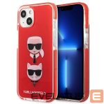 Citas preces Karl Lagerfeld  Karl Lagerfeld Transparent Karl & Choupette Case for iPhone 13 Pro / 13 - Transparent 