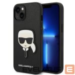 Citas preces Karl Lagerfeld  Karl Lagerfeld Puffy Ikonik Pin Case for iPhone 14 / 15 / 13 - Black 