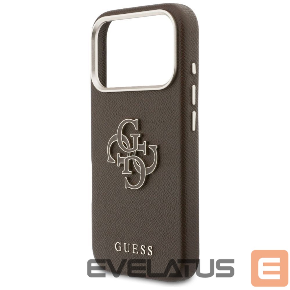 Citas preces Guess Guess 4G Strap Triangle Logo MagSafe Case for iPhone 17 Pro - Pink
