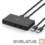 Adapteris Ugreen  Ugreen switch box HUB switch 4x USB 3.2 Gen 1 USB splitter for two computers black (US216 30768) 
