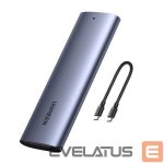 Kabelis Ugreen  Ugreen M.2 SSD bay USB 3.2 Gen 2 drive (SuperSpeed USB 10 Gbps) + USB Type C cable 0.5m gray (CM400 10902) 