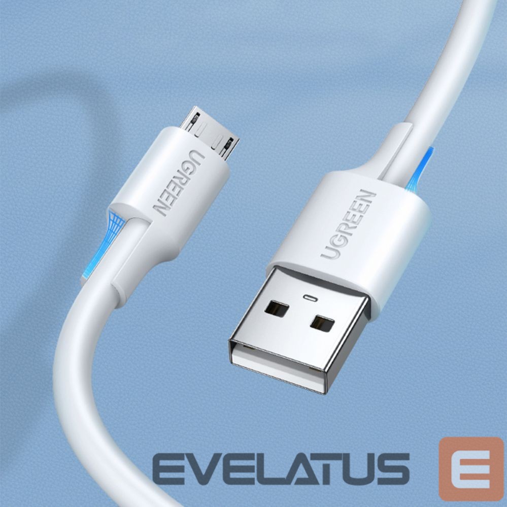 Kabelis Ugreen Ugreen US289 60143 micro USB / USB-A cable 2m - white