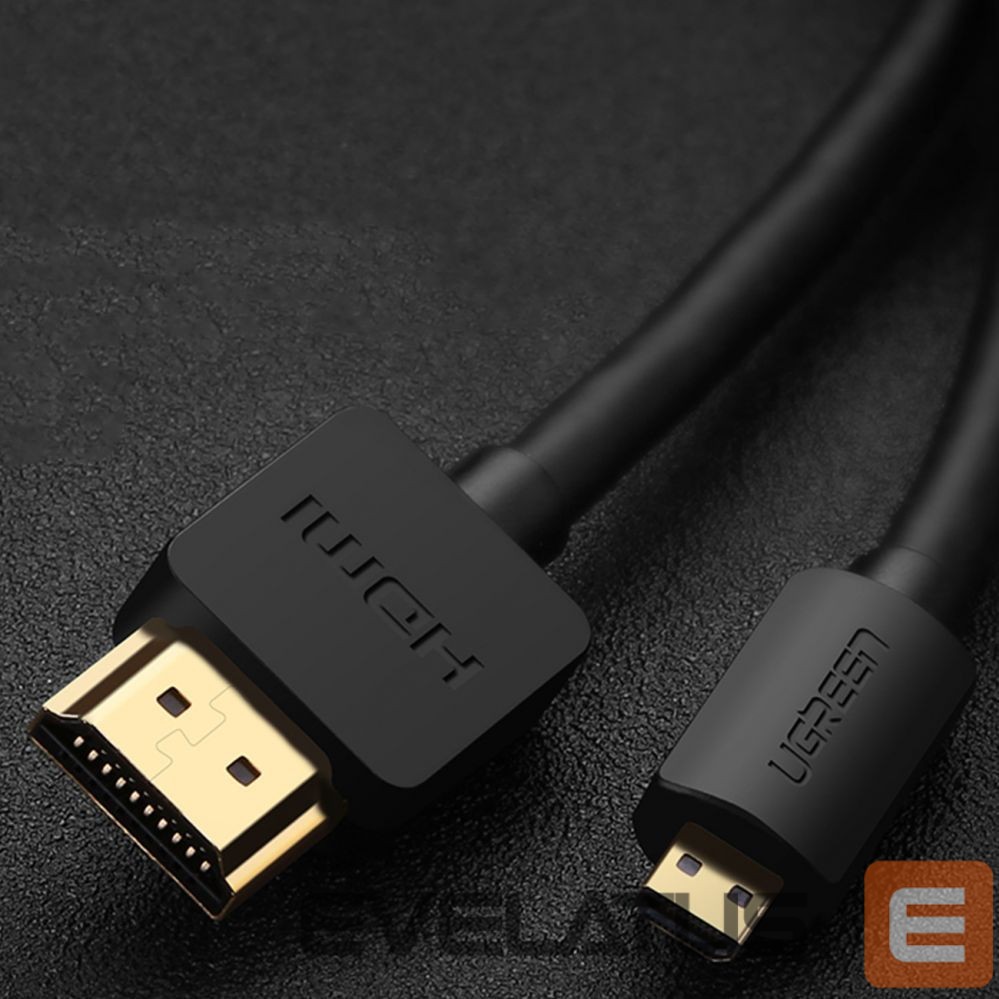 Kabelis Ugreen Ugreen cable Micro HDMI - HDMI cable 3m black (HD127)
