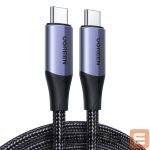 Cits mobilo telefonu aksesuārs Ugreen  Ugreen US355 USB-C 3.1 Gen 2 / USB-C 3.1 Gen 2 cable 1 m - black 