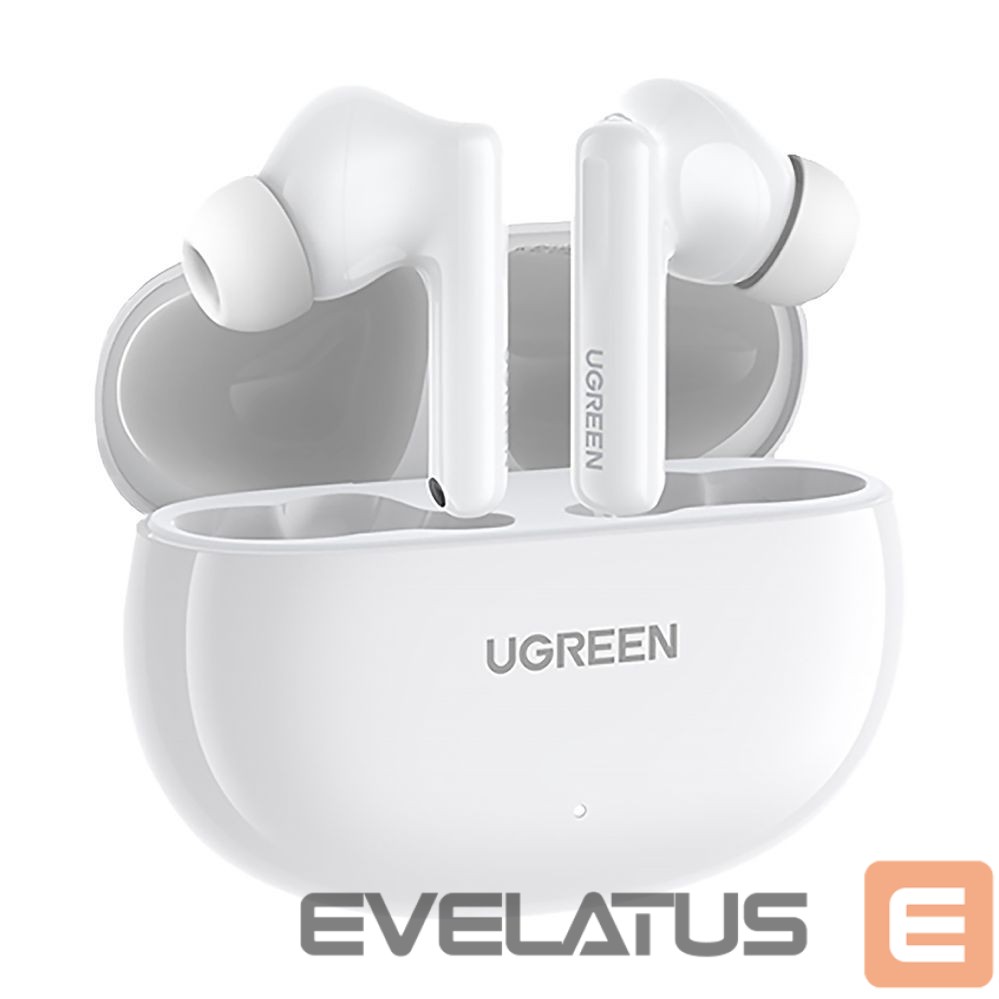 Vadu austiņas Ugreen Ugreen HiTune T6 wireless headphones with ANC function + USB-A - USB-C cable - white