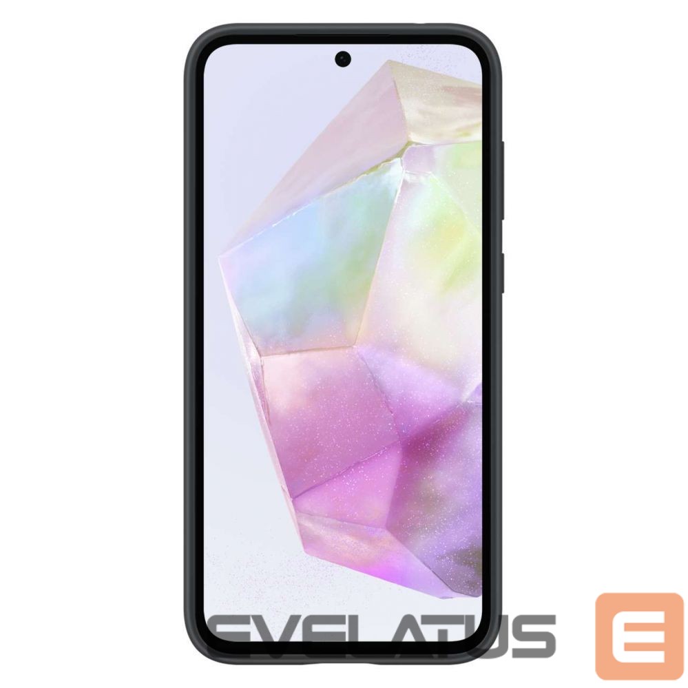 Aizmugurējais vāciņš Samsung Samsung Silicone Case EF-PA356TBEGWW for Samsung Galaxy A35 - black Black
