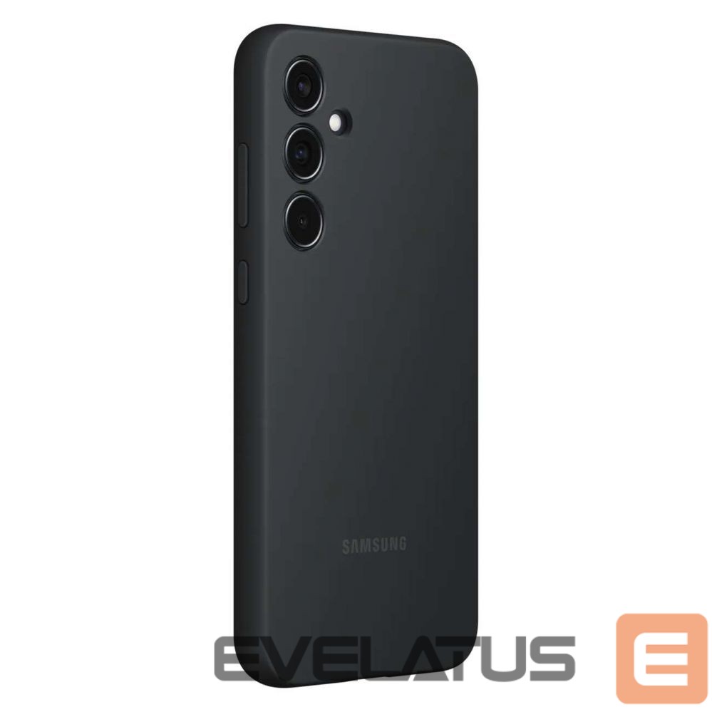 Aizmugurējais vāciņš Samsung Samsung Silicone Case EF-PA356TBEGWW for Samsung Galaxy A35 - black Black