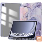 Maciņš grāmata Tech-Protect  Galaxy Tab A9 Plus 11 X210 / X215 / X216 SC Pen Hybrid Case Purple Marble 