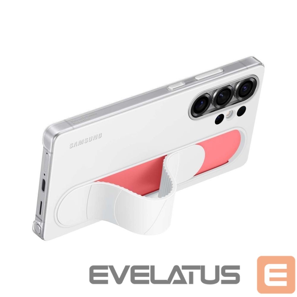 Aizmugurējais vāciņš Samsung Samsung Standing Grip Case EF-GS938CWEGWW Silicone Case with Holder / Stand for Samsung Galaxy S25 Ultra - White