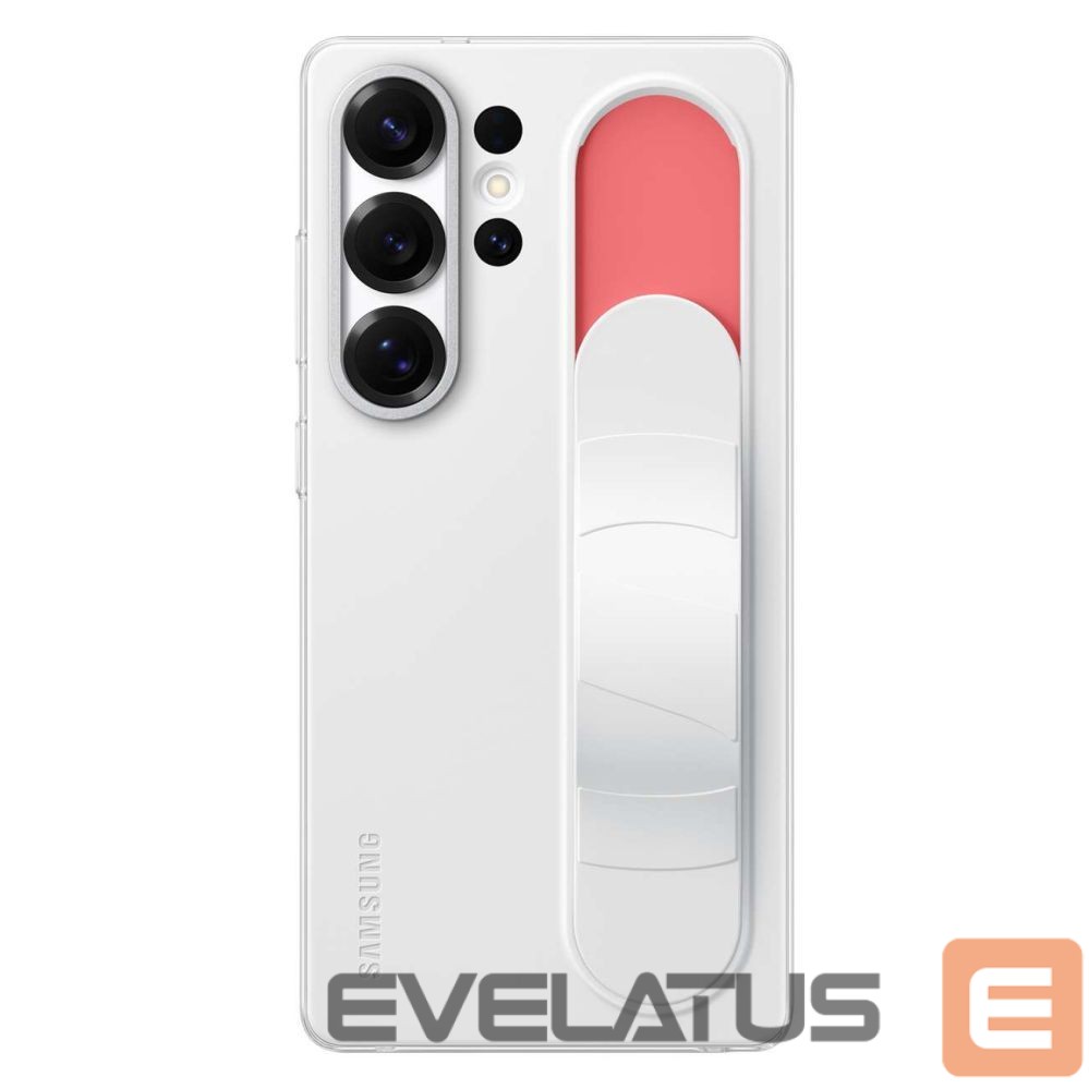 Aizmugurējais vāciņš Samsung Samsung Standing Grip Case EF-GS938CWEGWW Silicone Case with Holder / Stand for Samsung Galaxy S25 Ultra - White
