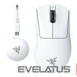 Datora pele Razer  DeathAdder V4 Pro Gaming mouse, White | 
