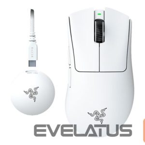 Datora pele Razer  DeathAdder V4 Pro Gaming mouse, White | 