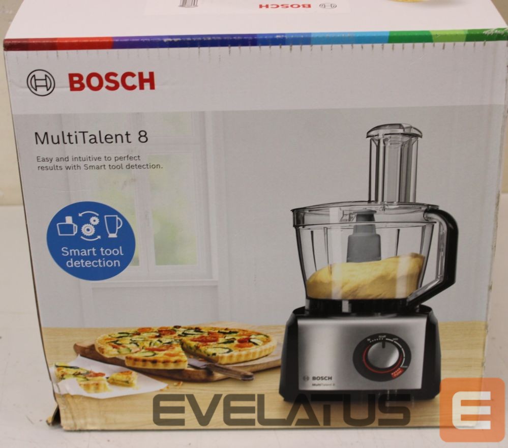 Mikseri un blenderi Bosch SALE OUT. Food Processor MultiTalent 8 | MC812W501 | 1000 W | Number of speeds 2 | Bowl capacity 3.9 L | Blender | White | DAMAGED PACKAGING
