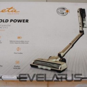Putekļusūcējs ETA  SALE OUT.  Vacuum Cleaner | Gold Power 1212 90000 | Cordless operating | 250 W | 21.6 V | Operating time (max) 35 min | Cream | Warranty 24 month(s) | DEMO, USED 
