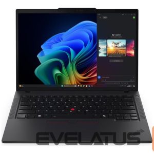 Portatīvais dators Lenovo  ThinkPad T14 G6 Intel | Black | 14 " | IPS | WUXGA | 1920 x 1200 pixels | Anti-glare | Intel Core Ultra 7 | 258V | 32 GB | Soldered LPDDR5X | Solid-state drive capacity 512 GB | Intel Arc Graphics 140V | Windows 11 Pro | 802.11be | Bluetooth version 5.4 | 5G Upgradable | Keyboard language Nordic | Keyboard backlit | Warranty 36 month(s) | Battery warranty 12 month(s) 