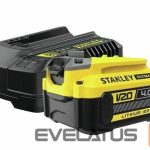 Cita mazā sadzīves tehnika Stanley  | SFMCB14M1-QW | 18V V20 Battery Starter Kit - 1 x 4Ah 