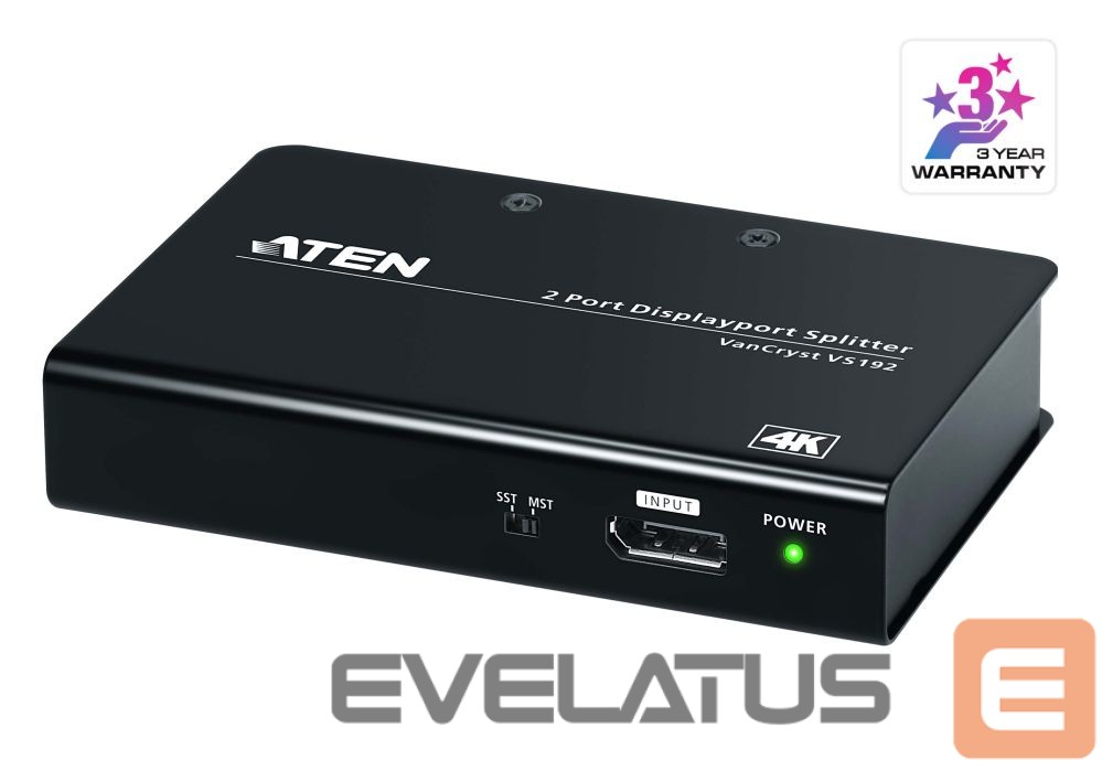 Serveru - Citi piederumi Aten | VS192-AT-G | Video/audio splitter - 2 ports