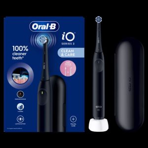 Zobu birste Oral-B  Electric Toothbrush | iO2i | Rechargeable | For adults | Number of brush heads included 1 | Number of teeth brushing modes 3 | Night Black 
