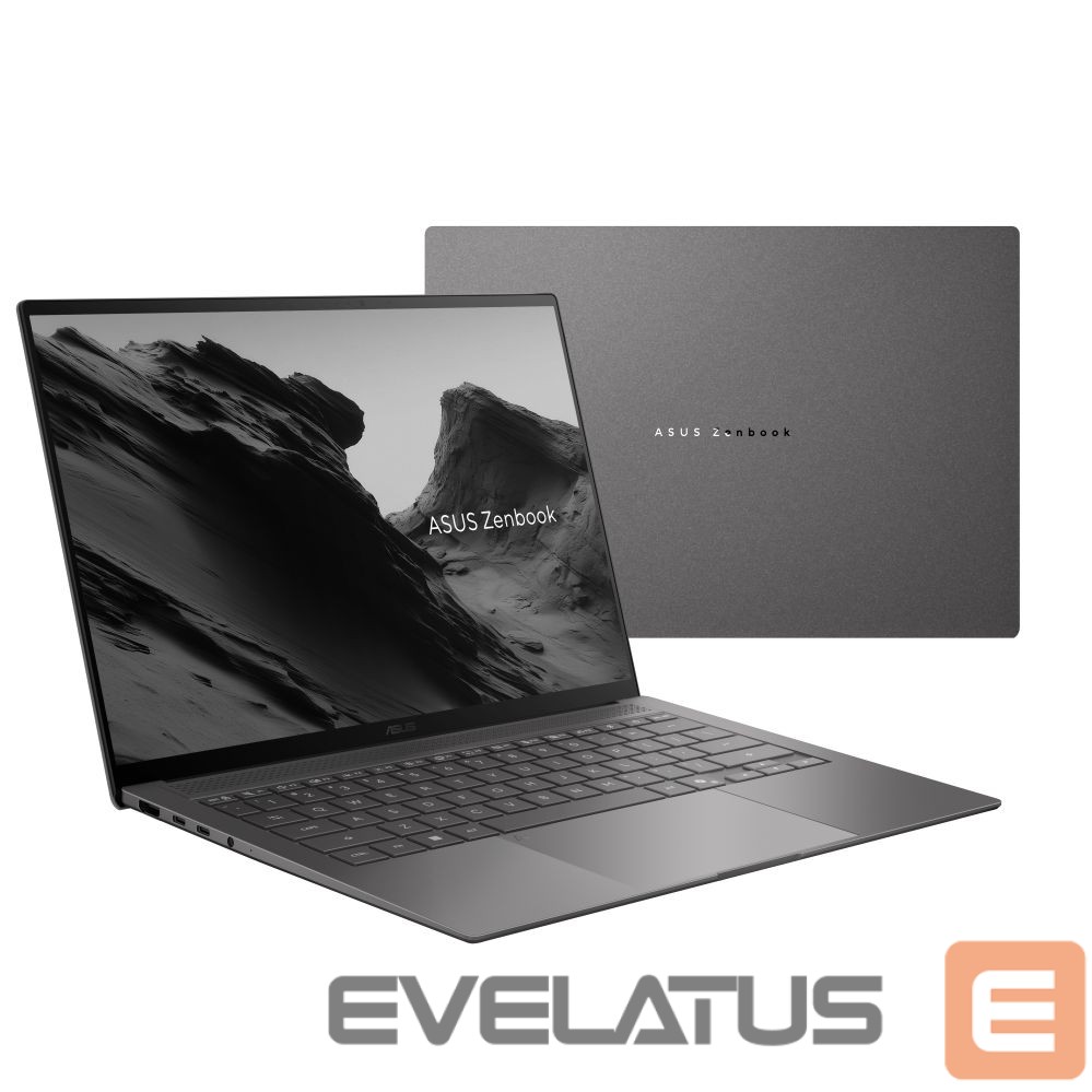 Portatīvais dators Asus Zenbook S14 UX5406AA-SU324W | Antrim Gray | 14 " | OLED | Touchscreen | 3K | 2880 x 1800 pixels | 120 Hz | Glossy | Intel Core Ultra 9 | 386H | 32 GB | LPDDR5X | Solid-state drive capacity 1000 GB | Intel Graphics | Windows 11 Home | 802.11be | Bluetooth version 6.0 | Keyboard language US international | Keyboard backlit | Warranty 24 month(s) | Battery warranty 12 month(s)