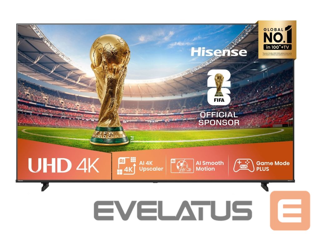 Televizors hisense 4K TV | 85A6Q | 85 | Smart TV | VIDAA | UHD | Black