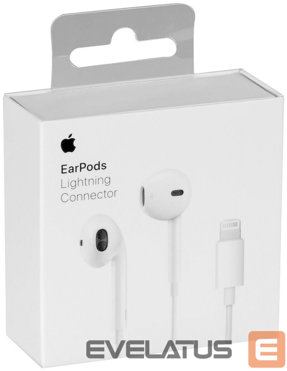 Vadu austiņas Apple EarPods with Lightning Connector White