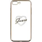 Aizmugurējais vāciņš Guess Apple iPhone 7 Plus / 8 Plus Apple Heart TPU Case Gold