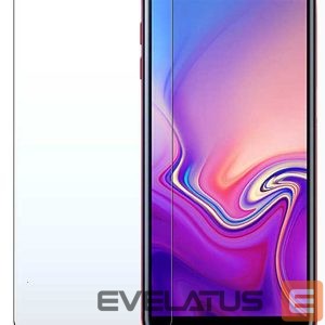 Aizsargstikls Evelatus Samsung J6 Plus 0.33 Flat Clear Glass Japan Glue Anti-Static 