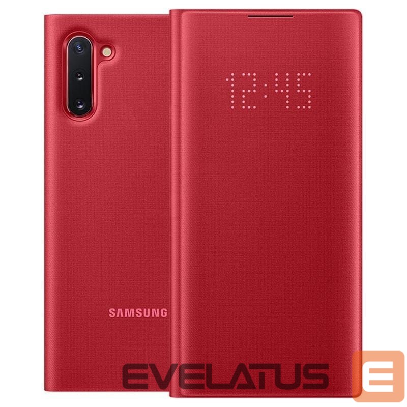Atveramie maciņi Samsung Galaxy Note 10 LED View Cover Red