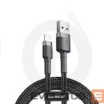 Kabelis Baseus Apple CAFULE CABLE - USB TO LIGHTNING - 2.4A 1 METER Black