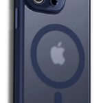 Aizmugurējais vāciņš Evelatus Apple iPhone 14 Pro Max Hybird Case Whith Magsafe and Camera Protection PC+TPU Blue