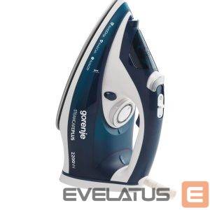 Glūdeklis GORENJE  Steam Iron SIH2200TQC Steam Iron, 2200 W, Water tank capacity 300 ml, Continuous steam 30 g/min, Blue/White, Auto power off 