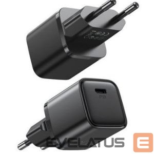 Adapteris Joyroom  Fast wall charger USB Type C 20W Power Delivery Quick Charge 3.0 AFC black (L-P202 Black