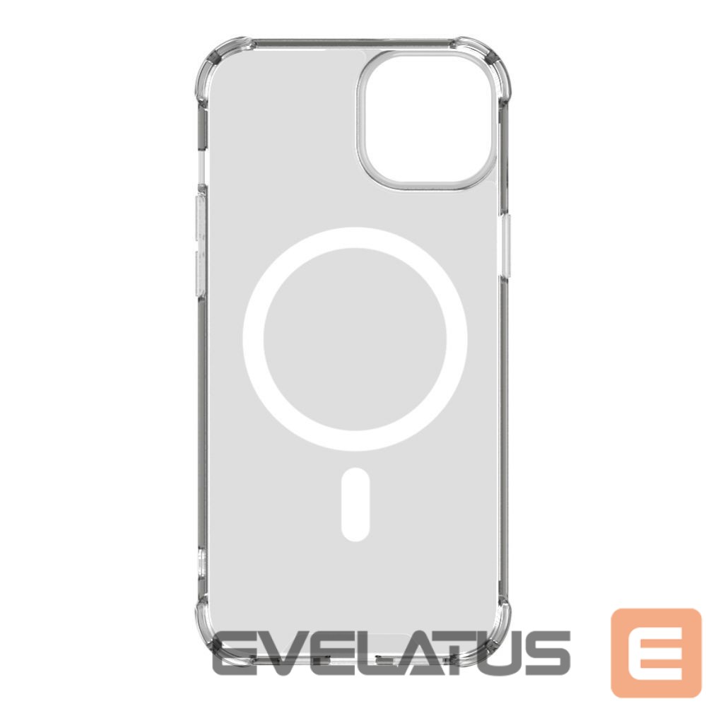 Aizmugurējais vāciņš Evelatus Apple iPhone 15 Shockproof case with Magsafe Transparent