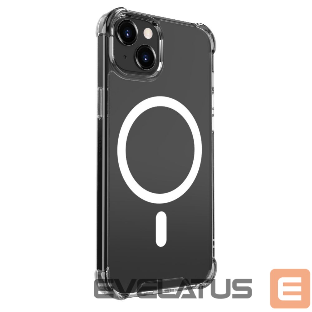 Aizmugurējais vāciņš Evelatus Apple iPhone 15 Shockproof case with Magsafe Transparent