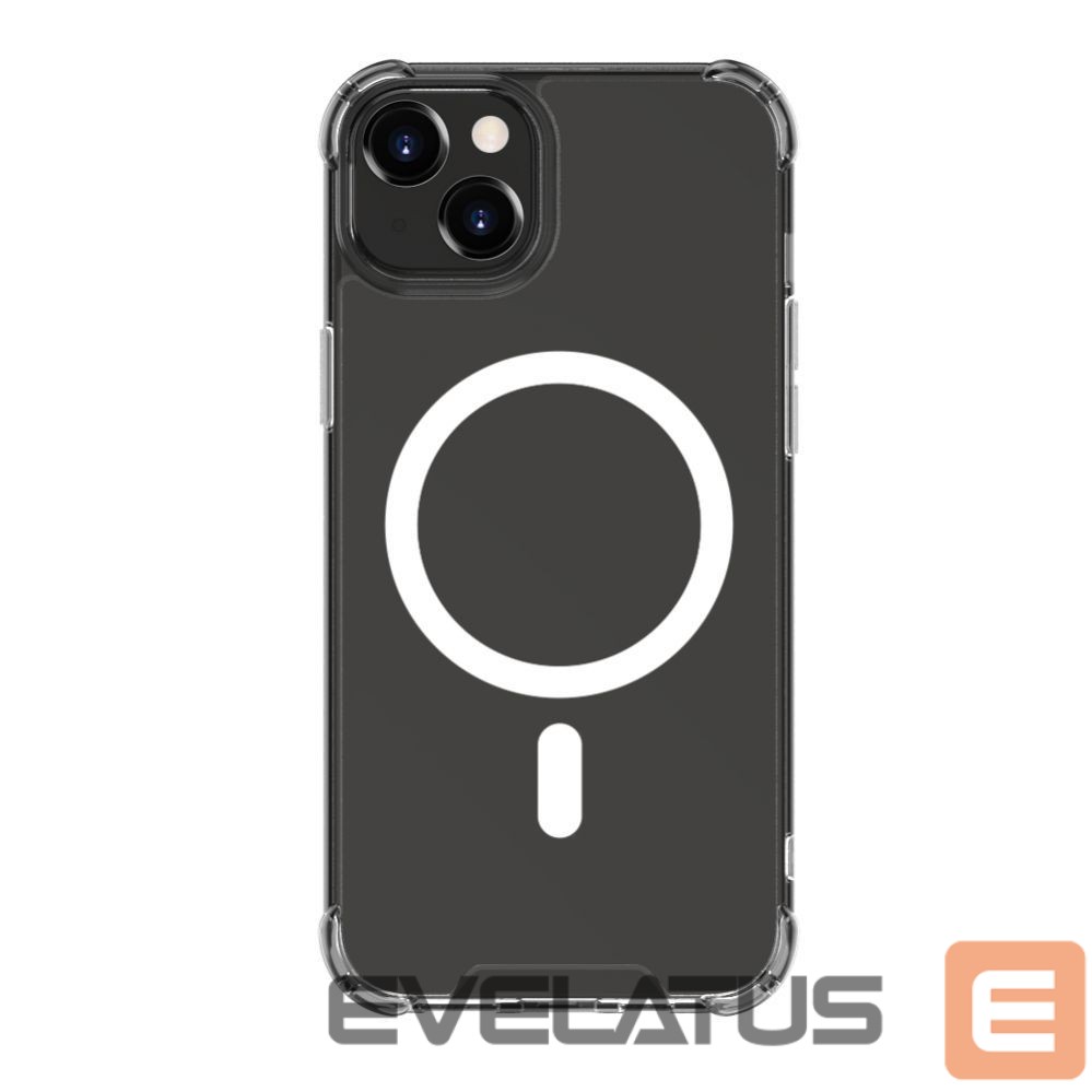 Aizmugurējais vāciņš Evelatus Apple iPhone 15 Shockproof case with Magsafe Transparent