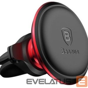 Auto turētājs Baseus  Magnetic car holder ventilation grille Black Red
