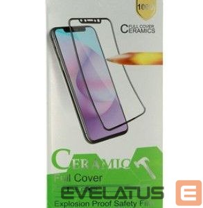 Aizsargstikls iLike Apple IPHONE 11 / XR HARD CERAMIC TEMPERED GLASS Black