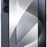 Aizsargstikls Evelatus Apple iPhone 15 Pro Max 2.5D Full Cover Glass Anti-Static Light Black