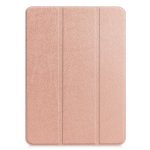Maciņš grāmata iLike  iPad 10.9 10t Gen Tri-Fold Eco-Leather Stand Case Rose Gold