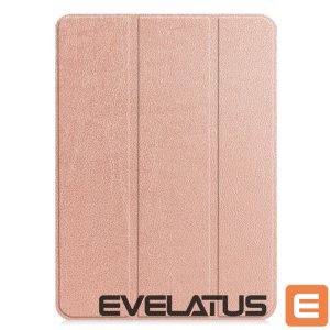Maciņš grāmata iLike  Redmi Pad  SE 11 Tri-Fold Eco-Leather Stand Case Rose Gold